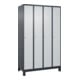 C+P Spind Classic PLUS Spind 4 Abteile 1950 x 1200 x 500 mm grau