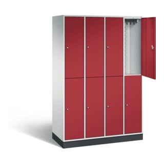 C+P Spind doppelstöckig Intro, H1950xB1220xT490mm