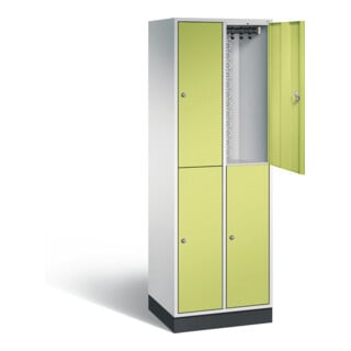 C+P Spind doppelstöckig Intro, H1950xB620xT490mm