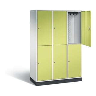 C+P Spind doppelstöckig XL Intro, H1950xB1220xT490mm