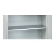 C+P Stahl-Flügeltürenschrank Serie 89, H1000xB1000xT500mm, 7035/5010-5