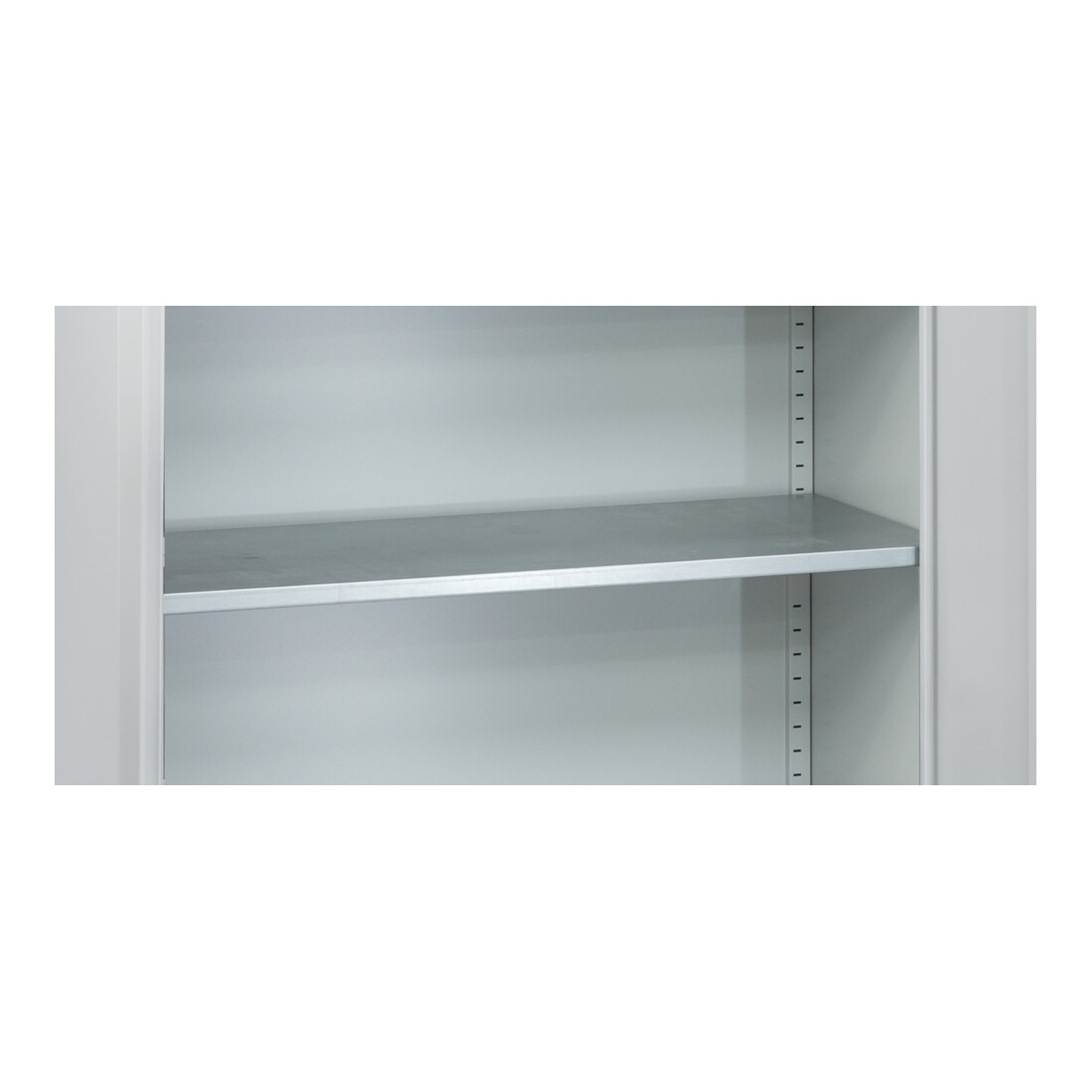 C+P Stahl-Flügeltürenschrank Serie 89, H1000xB1000xT500mm, 7035/5010