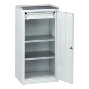 C+P Stahl-Flügeltürenschrank Serie 89, H1000xB100xT500mm, 7035/7035-2