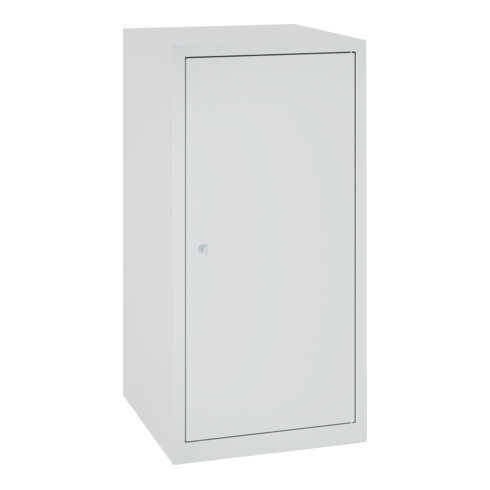 C+P Stahl-Flügeltürenschrank Serie 89, H1000xB100xT500mm, 7035/7035