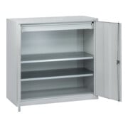 C+P Stahl-Flügeltürenschrank Serie 89, H1000xB100xT500mm, 7035/7035-2
