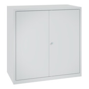C+P Stahl-Flügeltürenschrank Serie 89, H1000xB100xT500mm, 7035/7035-4