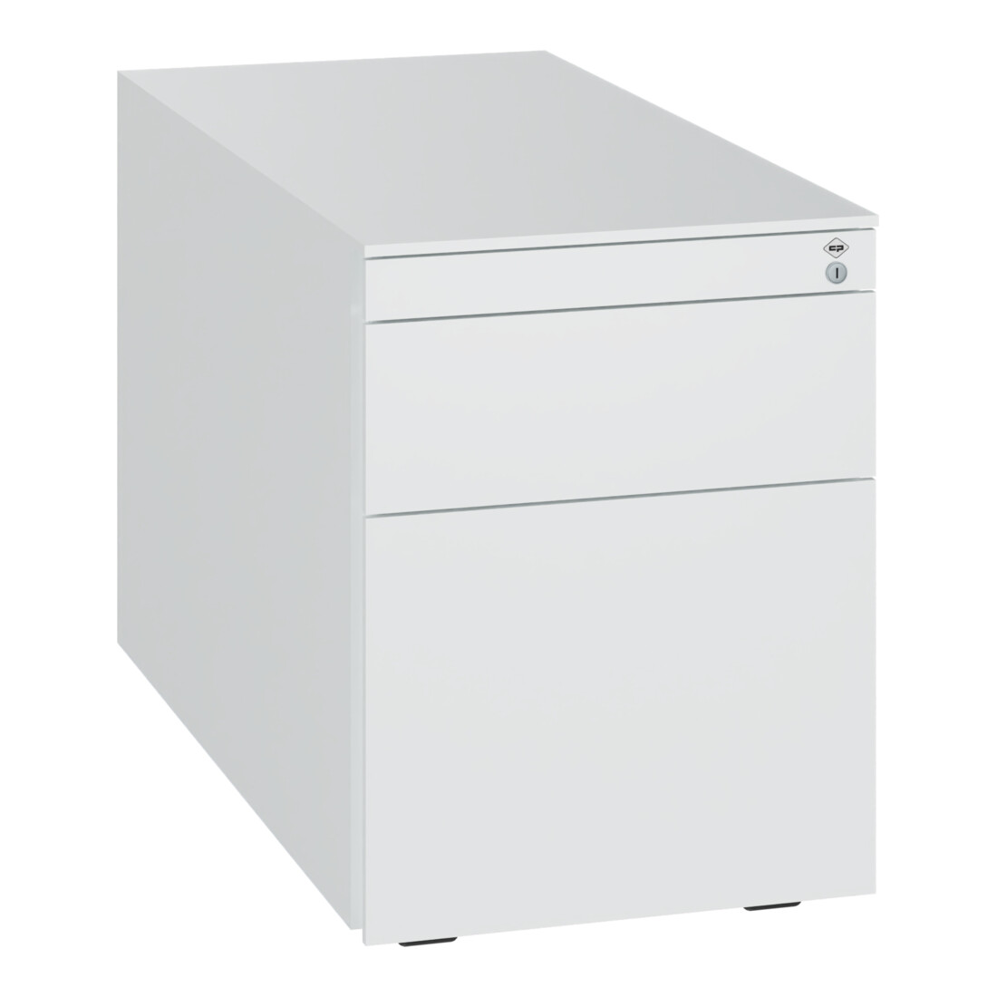 C+P Stahl-Rollcontainer, 563x430x781mm, 9010/9010 ; C + P Möbelsysteme