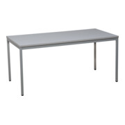 C+P Table à 4 pieds multifonction, 750x1600x800mm, 7035/Décor gris clair
