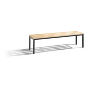 C+P Table à langer Basic, H420xL1500xP353mm Couleur cadre noir gris noir