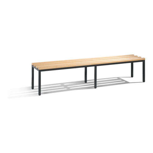 C+P Table à langer Basic, H420xL1960xP353mm Couleur cadre noir gris noir