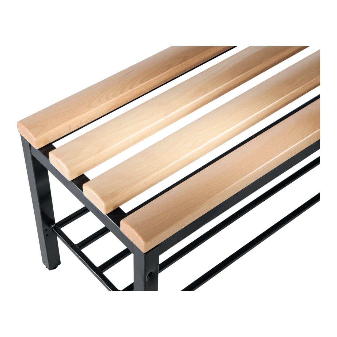 C+P Umkleidebank Basic, H420xB1000xT353mm Farbe Gestell Schwarzgrau