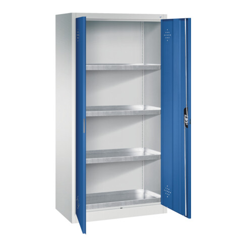 C+P Umweltschrank Acurado, 1950x930x500mm, 7035/5010