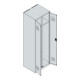 C+P Wäsche-/Garderobenspind Classic PLUS, 2 Abteile, 1850x600x500mm, 7035/3003 Verschluss Zylinderschloss Front RAL 3003 Rubinrot-5