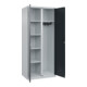 C+P Wäsche-/Garderobenspind Classic PLUS, 2 Abteile, 1850x800x500mm, 7035/7016 Verschluss Sicherheits-Drehriegel Front RAL 7016 Anthrazitgrau-4