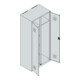 C+P Wäsche-/Garderobenspind Classic PLUS, 2 Abteile, 1850x800x500mm, 7035/7016 Verschluss Zylinderschloss Front RAL 7016 Anthrazitgrau-5