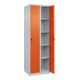 C+P Wäsche-Spind Classic PLUS, 2 Abteile, 1850x600x500mm, 7035/2004 Verschluss Sicherheits-Drehriegel-5