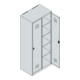 C+P Wäsche-Spind Classic PLUS, 2 Abteile, 1850x800x500mm, 7035/0024 Verschluss Zylinderschloss-5