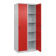C+P Wäsche-Spind Classic PLUS, 2 Abteile, 1850x800x500mm, 7035/3020 Verschluss Zylinderschloss-4