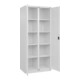 C+P Wäsche-Spind Classic PLUS, 2 Abteile, 1850x800x500mm, 9016/9016 Verschluss Sicherheits-Drehriegel Trennwand mittig-5