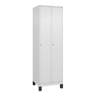 C+P Wäsche-Spind Classic PLUS, Füße, Zylinderschloss