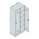 C+P Wäsche-Spind Classic PLUS, Sockel, 2 Abteile, 1950x800x500mm, 9016/9016 Verschluss Sicherheits-Drehriegel-4