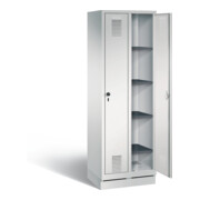 C+P Wäsche-Spind Evolo, mit Sockel, 2 ergonomische Sicherheits-Drehriegel