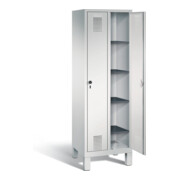 C+P Wäsche-Spind Evolo, mit Füßen, 2 ergonomische Sicherheits-Drehriegel