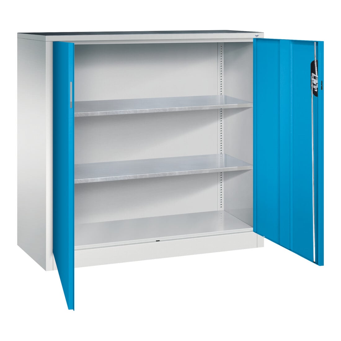 C+P Werkzeugschrank Acurado, 1200x1200x500mm, 7035/5012 ; C + P Möbelsysteme