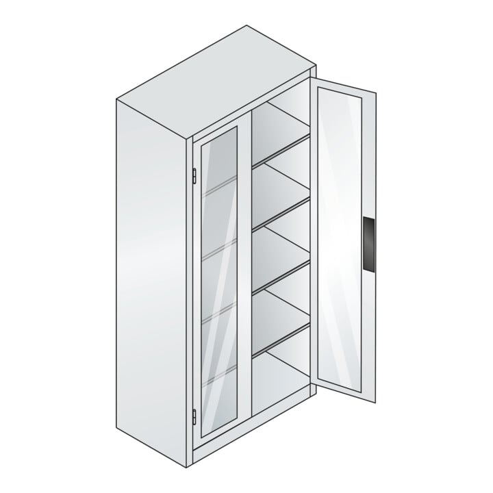 C+P Werkzeugschrank Acurado, 1950x930x500mm, 7035/5010