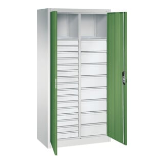 C+P Werkzeugschrank Acurado, 1950x930x500mm, 7035/6011