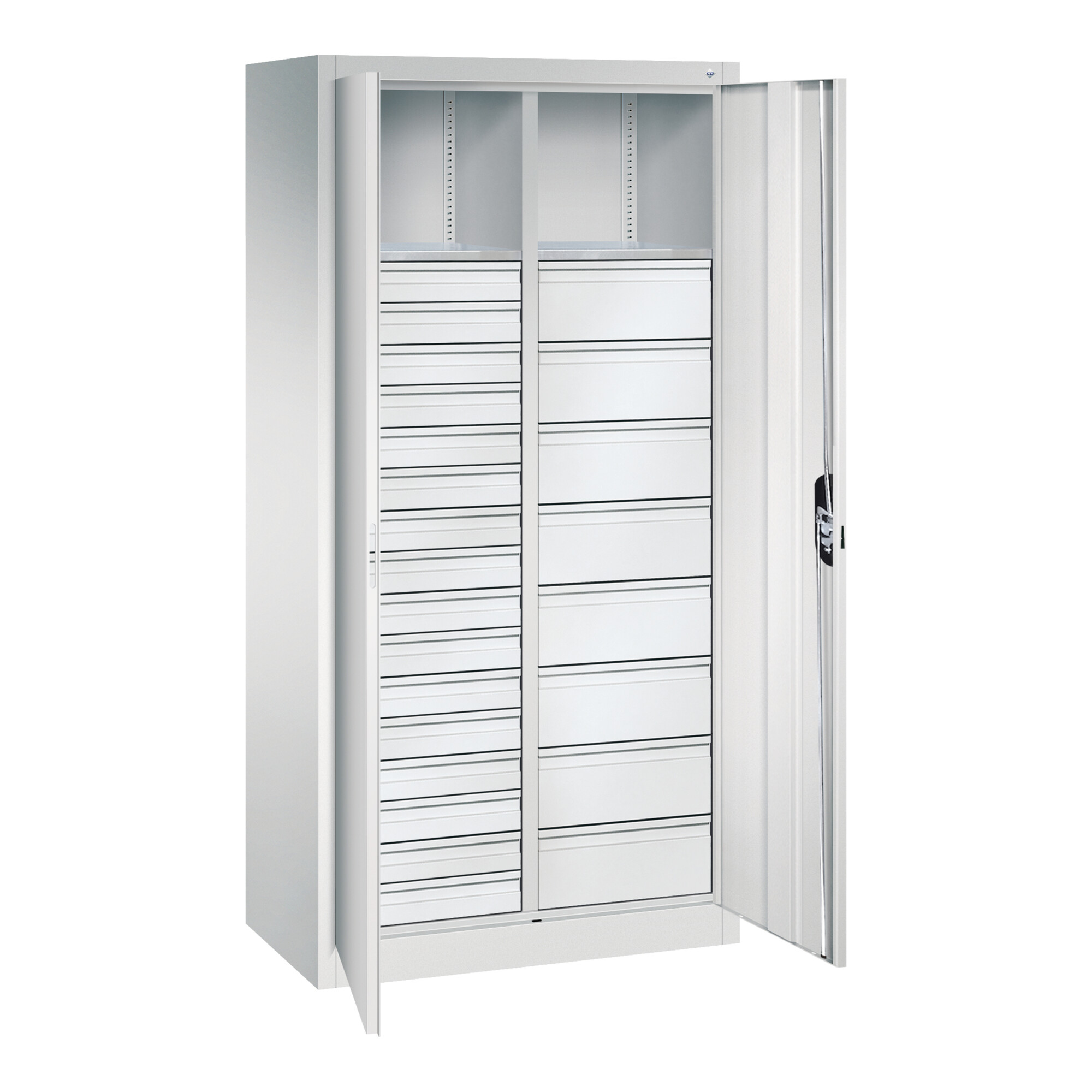 C+P Werkzeugschrank Acurado, 1950x930x500mm, 7035/7035 ; C + P Möbelsysteme