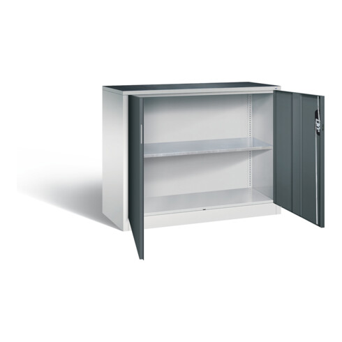 C+P Werkzeugschrank Acurado, H1000xB1200xT500mm, Front Anthrazitgrau, Korpus Lichtgrau (8831-000)