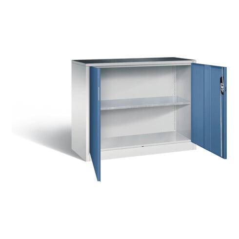 C+P Werkzeugschrank Acurado, H1000xB1200xT500mm, Front Fernblau, Korpus Lichtgrau (8831-000)