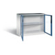 C+P Werkzeugschrank Acurado, H1000xB1200xT500mm, Front Fernblau, Korpus Lichtgrau (8831-055)-1
