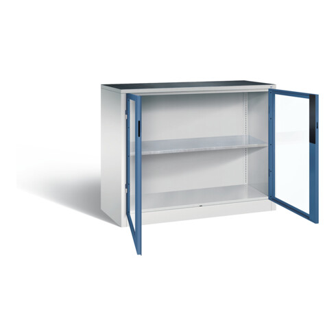 C+P Werkzeugschrank Acurado, H1000xB1200xT500mm, Front Fernblau, Korpus Lichtgrau (8831-055)