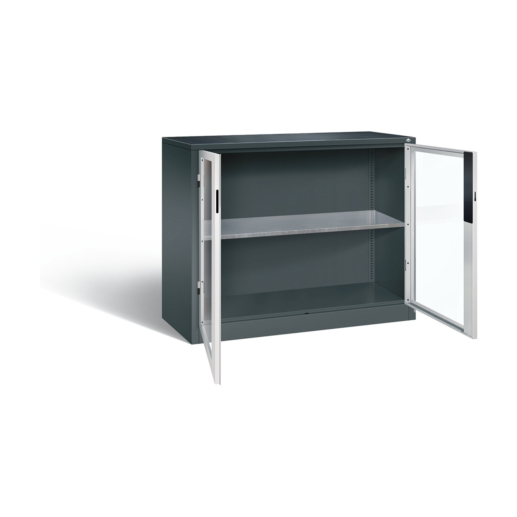 C+P Werkzeugschrank Acurado, H1000xB1200xT500mm, Front Lichtgrau, Korpus Anthrazitgrau (8831-055) ; C + P Möbelsysteme