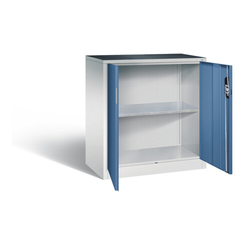 C+P Werkzeugschrank Acurado, H1000xB930xT500mm, Front Fernblau, Korpus Lichtgrau (8821-000)