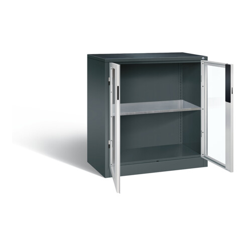 C+P Werkzeugschrank Acurado, H1000xB930xT500mm, Front Lichtgrau, Korpus Anthrazitgrau (8821-055)
