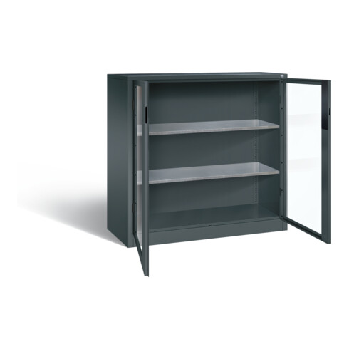 C+P Werkzeugschrank Acurado, H1200xB1200xT500mm, Front Anthrazitgrau, Korpus Anthrazitgrau (8531-055)