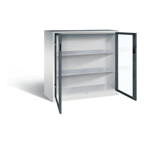 C+P Werkzeugschrank Acurado, H1200xB1200xT500mm, Front Anthrazitgrau, Korpus Lichtgrau (8531-055)