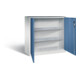 C+P Werkzeugschrank Acurado, H1200xB1200xT500mm, Front Fernblau, Korpus Lichtgrau (8531-000)-1