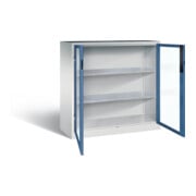 C+P Werkzeugschrank Acurado, H1200xB1200xT500mm, Front Fernblau, Korpus Lichtgrau (8531-055)