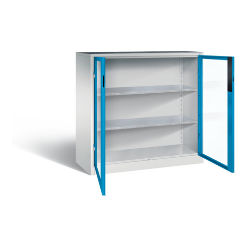C+P Werkzeugschrank Acurado, H1200xB1200xT500mm, Front Lichtblau, Korpus Lichtgrau (8531-055)