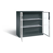 C+P Werkzeugschrank Acurado, H1200xB1200xT500mm, Front Lichtgrau, Korpus Anthrazitgrau (8531-055)