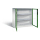 C+P Werkzeugschrank Acurado, H1200xB1200xT500mm, Front Resedagrün, Korpus Lichtgrau (8531-055)-1