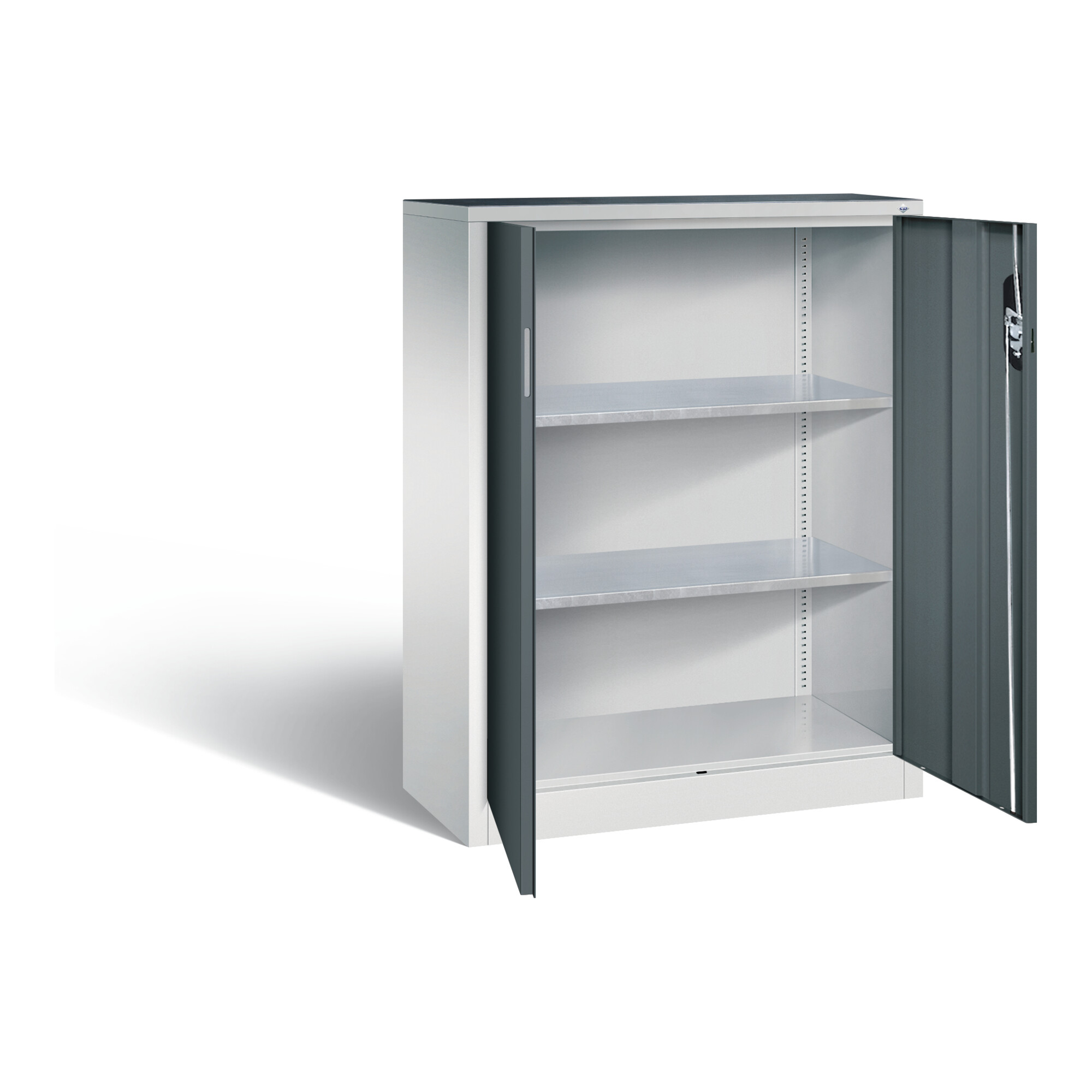 C+P Werkzeugschrank Acurado, H1200xB930xT400mm, Front Anthrazitgrau, Korpus Lichtgrau (8520-000) ; C + P Möbelsysteme