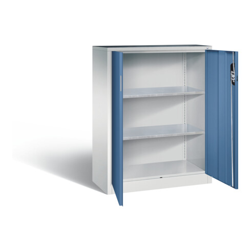 C+P Werkzeugschrank Acurado, H1200xB930xT400mm, Front Fernblau, Korpus Lichtgrau (8520-000)