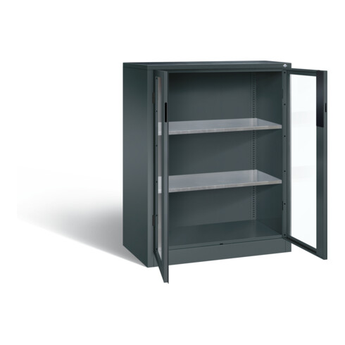C+P Werkzeugschrank Acurado, H1200xB930xT500mm, Front Anthrazitgrau, Korpus Anthrazitgrau (8521-055)
