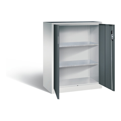 C+P Werkzeugschrank Acurado, H1200xB930xT500mm, Front Anthrazitgrau, Korpus Lichtgrau (8521-000)