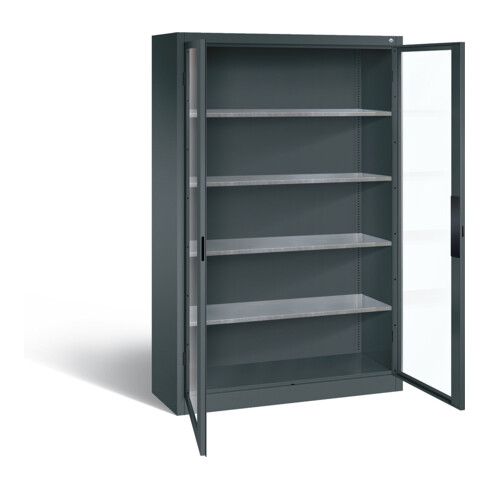 C+P Werkzeugschrank Acurado, H1950xB1200xT400mm, Front Anthrazitgrau, Korpus Anthrazitgrau (8930-055)